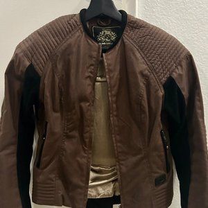 Roland Sands RSD Women’s Brown Motorcycle Riding Jacket
